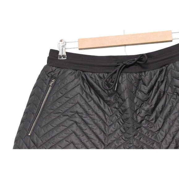 Athleta Apres Ski Shorts Size 8 Black Outdoor Hiking Climbing Cold Relaxed Fit - Picture 2 of 9